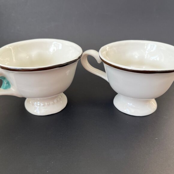 LOT OF 2 BAILEYS VINTAGE WINKING CUPS, MALE FEMALE LIMITED EDITION COLLECTIBLE - Picture 5 of 8